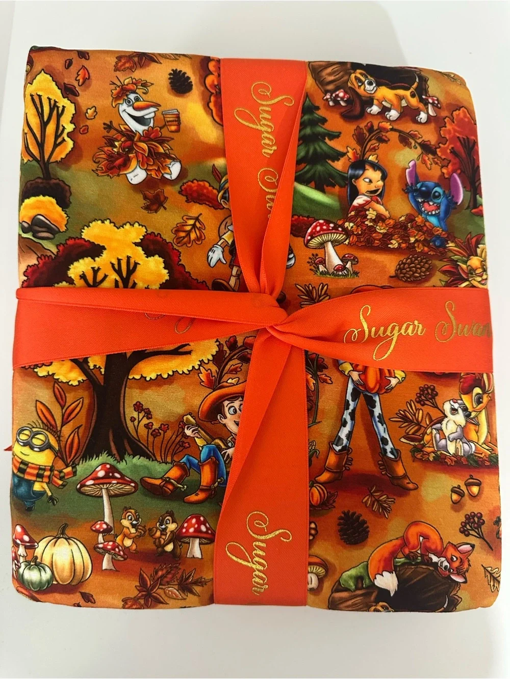 Sugar Swan Pumpkin Patch Triple Layer Blanket Bamboo 60X50